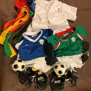 Build A Bear sports outfit bundle